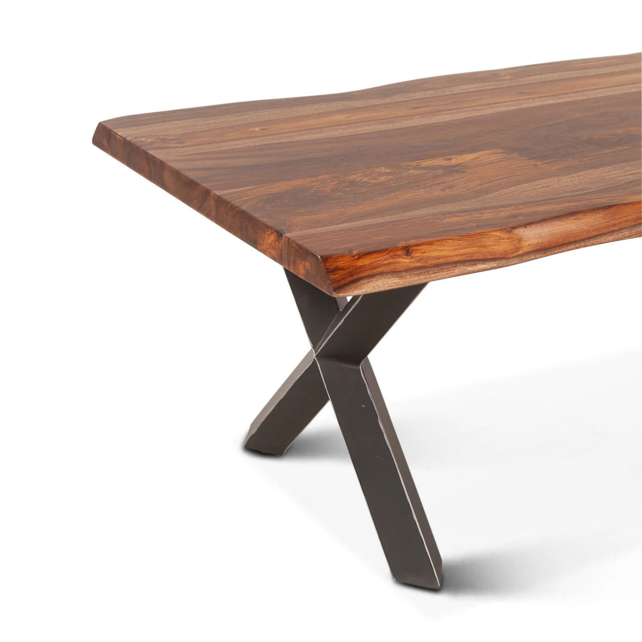 Elegant Live Edge Solid Wood Coffee Table and Center Table - Furnishiaa -  -